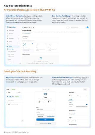 LoginRadius Auth Studio: Visual Identity Orchestration Platform | PDF