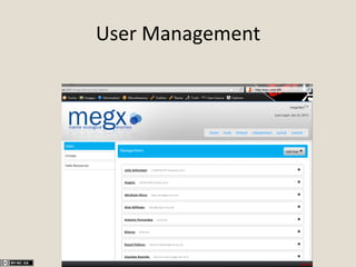 User Management
 