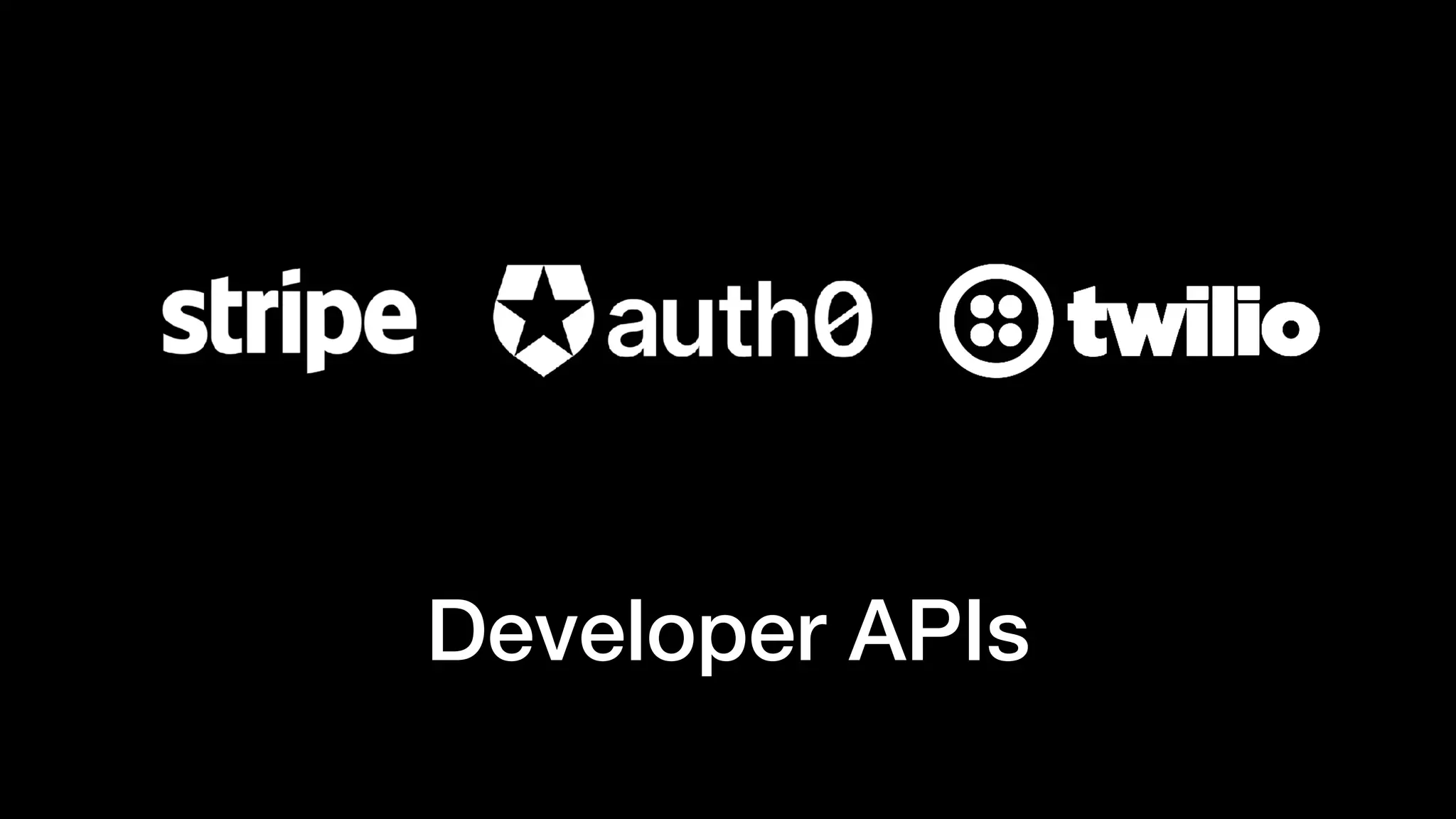 Developer APIs
 