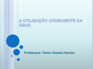 Professora: Telma Teixeira Santos 
 