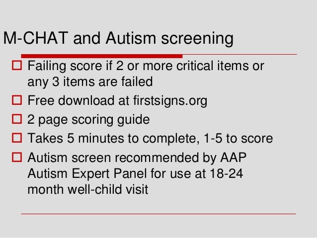 Autism Screening And Scoring Guides >> Autism Autism Screening And Scoring Guides >> Autism