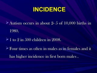 Autism | PPT