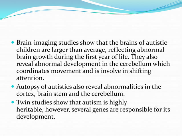Autism presentation | PPTX