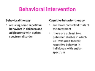 Autism spectrum disorder By Dr .Ajithraa | PPTX