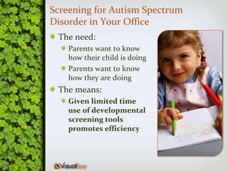 Autism Spectrum Disorders: Making AAP Policy and the Toolkit Work for ...