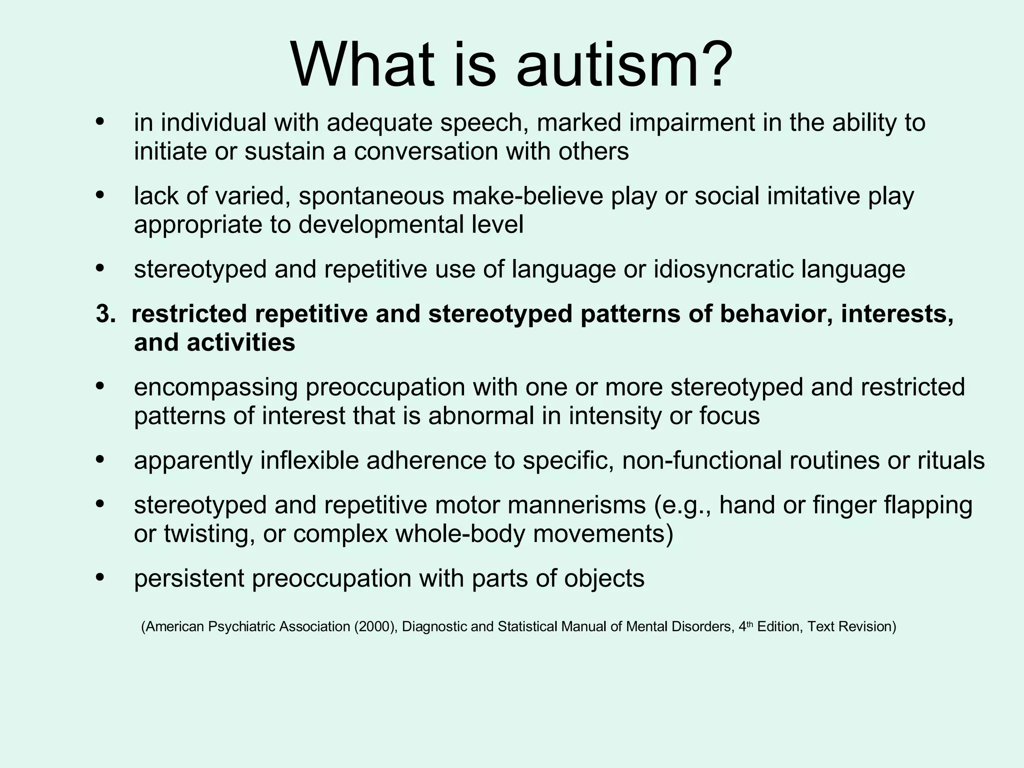 Autism Training Powerpoint | PPT