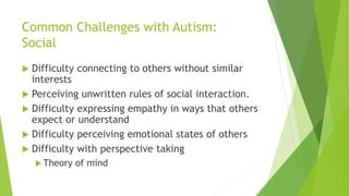Session #24: Autism 101 Handouts | PDF