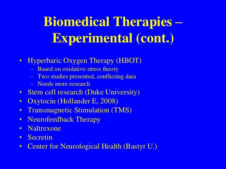 Biomedical Therapies