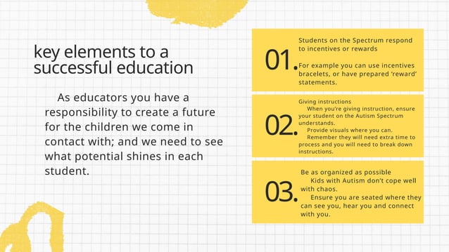 AUTISM Basic information on autism spectrum disorder | PPTX