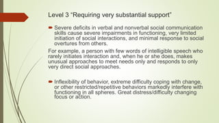 Autism and dev disorders