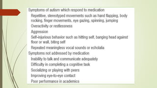 Autism and dev disorders