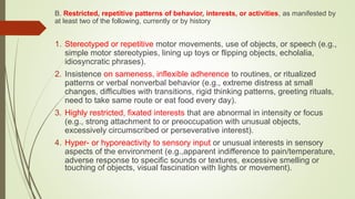 Autism and dev disorders