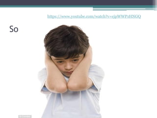 Some signs to detect autism
https://www.youtube.com/watch?v=ejpWWP1HNGQ
 