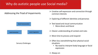 Autism, Social Media and Community | PPTX