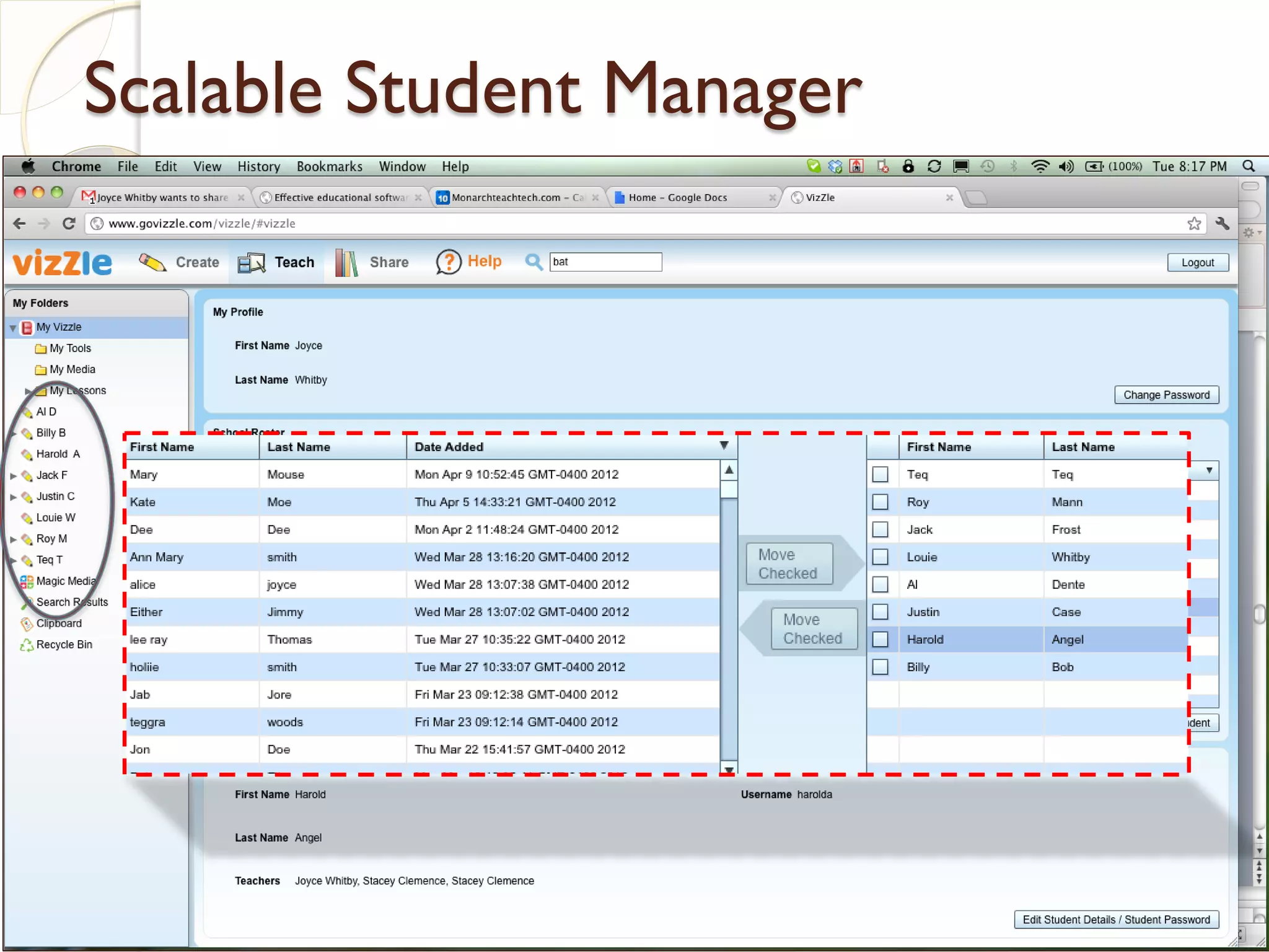 Scalable Student Manager
 