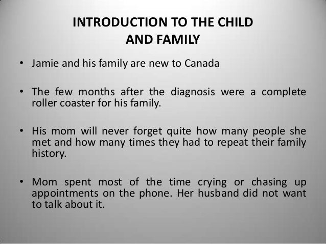 example of a case study on a child with autism