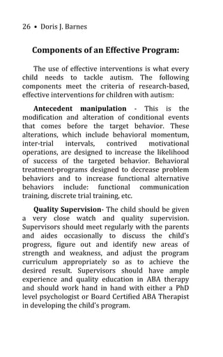 Autism Breakthrough with ABA Method | PDF