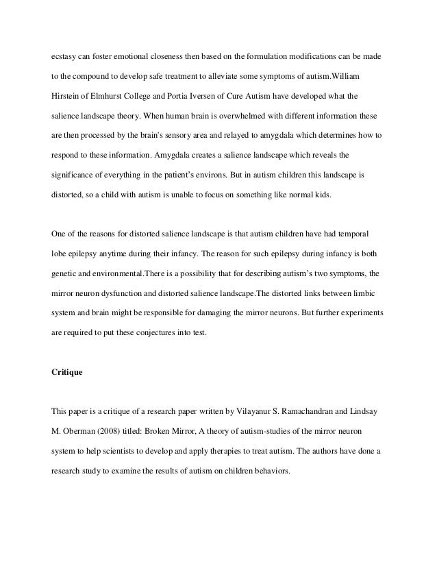 Autism Research Paper Topics - | TopicsMill autism essay topics