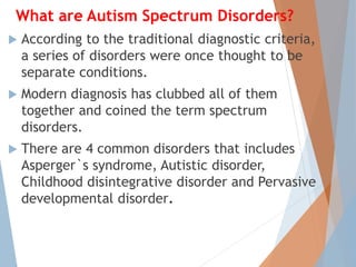 Autism in children | PPTX