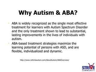 Innovative Housing Options for Adults with Autism: Strive Community | PPT