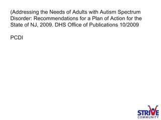 Innovative Housing Options for Adults with Autism: Strive Community | PPT