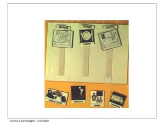 Autismo e Aprendizagem - Actividades
 