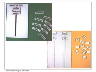 Autismo e Aprendizagem - Actividades
 