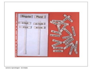 Autismo e Aprendizagem - Actividades
 