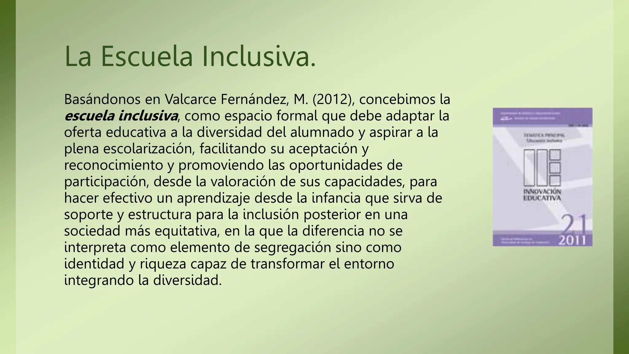Espectro Autista en la Escuela Inclusiva | PPT