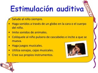 EstímulosUn niño autista tiende a estar en su propia dimensión. Además suele no ser sociable es por esto que estimular a un niño autista es sumamente importante tanto para despertar su interés como para ampliar sus capacidades.