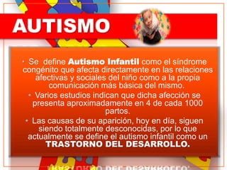 Autismo infantil 