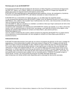 Autismo m chat-r-f_espanol-chile2017 | PDF