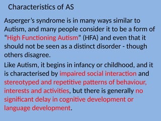 Autism types, forms and everything we need to know | PPTX