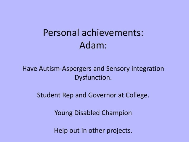 Autism presentation updated | PPT
