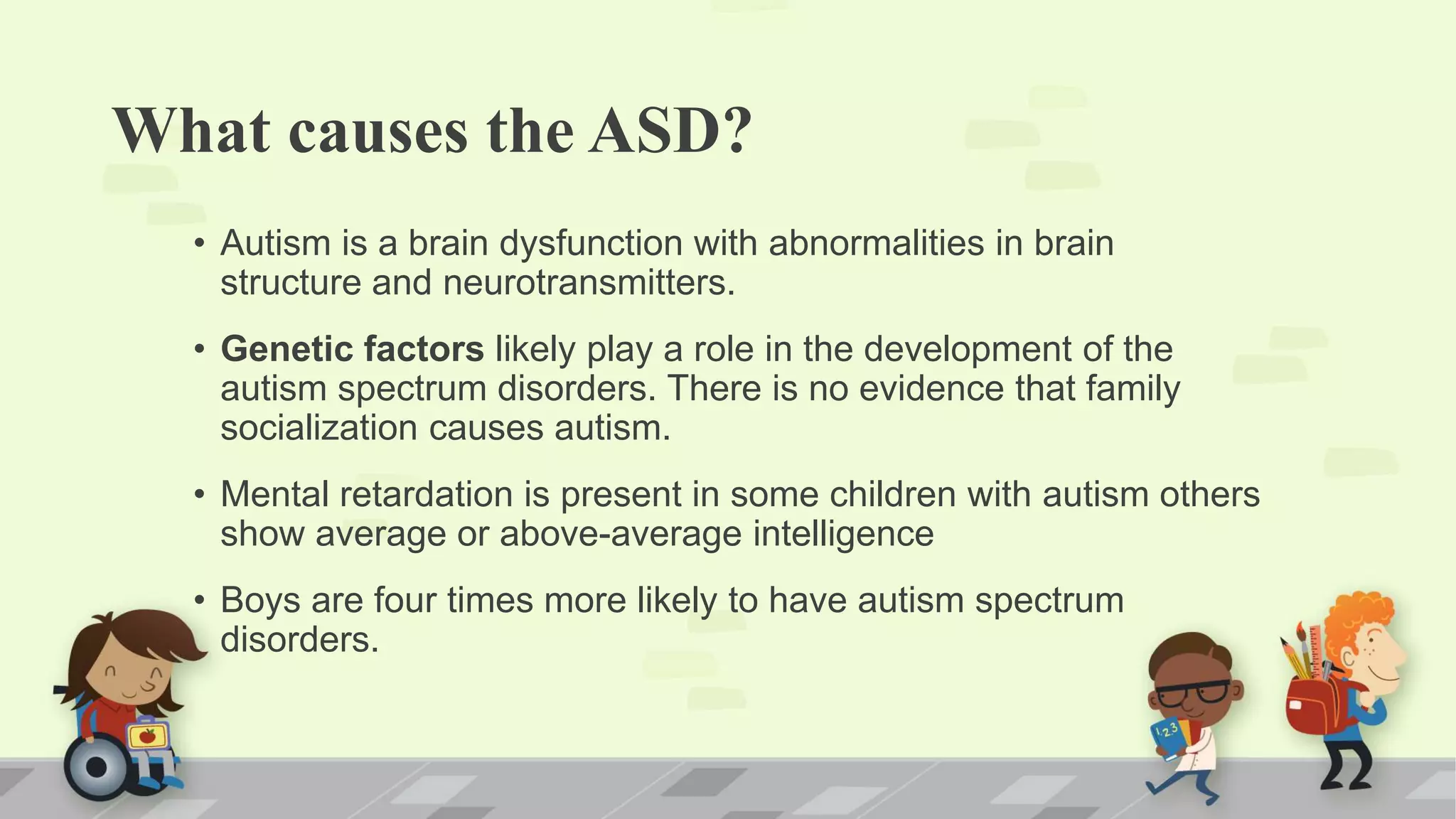 Autism Spectrum Disorder | PPTX