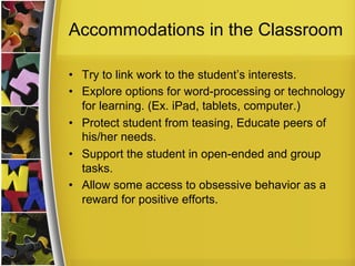 Autism spectrumdisorders | PPT