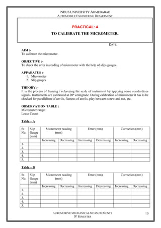 Auto. mech. measurements | DOCX