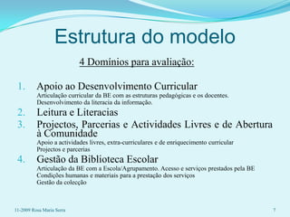 E deverá originar mudanças concretas na prática