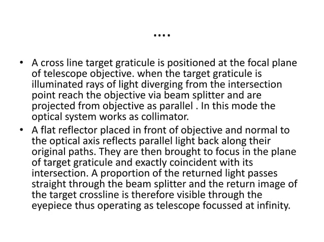 Auto-collimator | PPTX