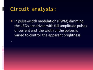 Light Intensity Controller Using Pwm Auto control street lights | PPTX