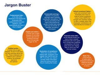 Buster Def Auto-Enrolment Slideshare | PPTX