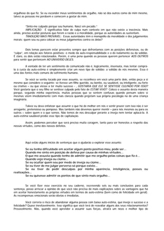 Auto Estima   Como Aprender A Gostar De Si Mesmo [Nathaniel Branden]