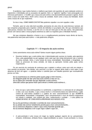 Auto Estima   Como Aprender A Gostar De Si Mesmo [Nathaniel Branden]