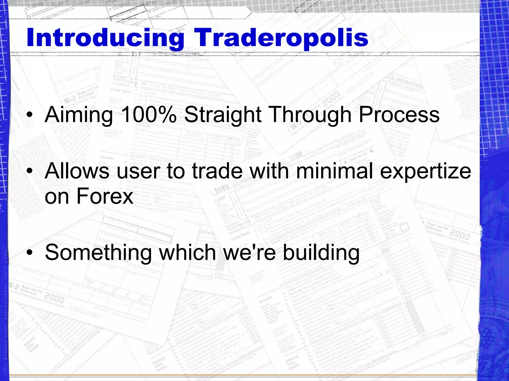 Auto Forex Trade with Meta Trader 4