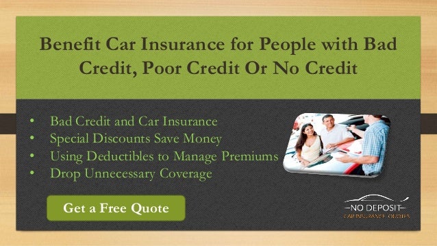 Auto Insurance for People With Bad Credit - Fast, Easy and Affordable