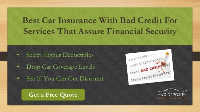 Auto Insurance for People With Bad Credit - Fast, Easy and Affordable