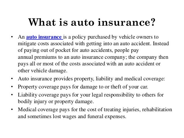 Auto Insurance Guide Auto Insurance Guide