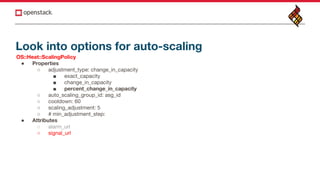 Autoscale a self-healing cluster in OpenStack with Heat