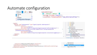Automate configuration
 