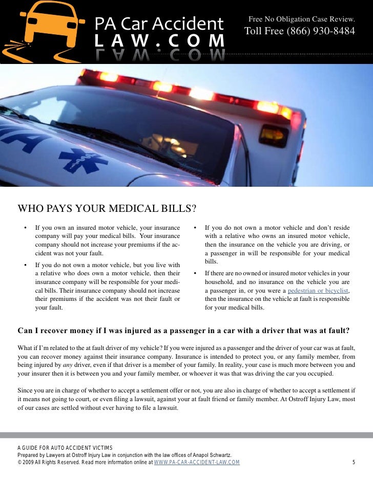 No Fault Car Accident Who Pays No Fault Car Accident Who Pays